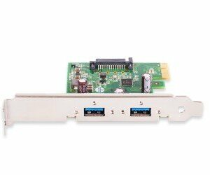 USB 3.0 Interface Card PCIe, Ren, 1 HC, x1, SATA, 2 Ports - PC Card (USB)